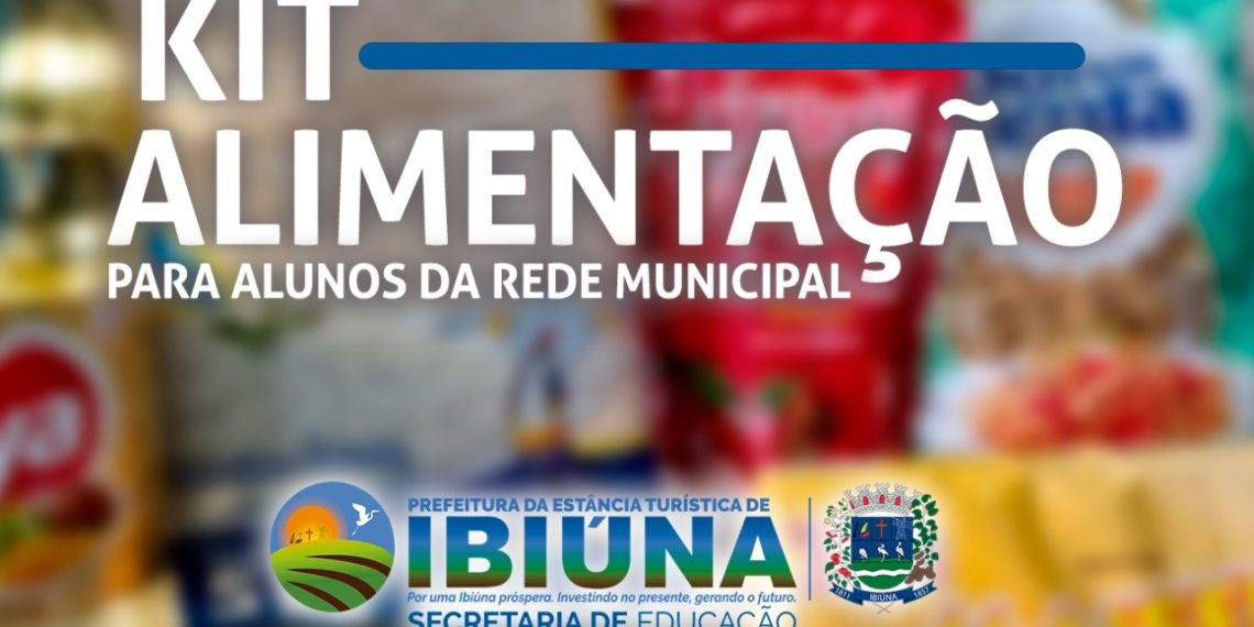 Ibiúna irá distribui mais de 8.500 kits alimentação para alunos da Rede Municipal