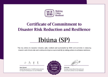 Ibiúna recebe certificado internacional de cidade resiliente