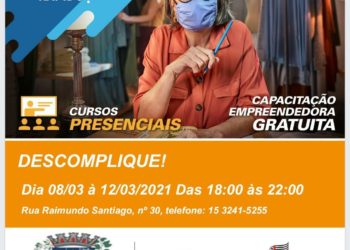 Sebrae Aqui Ibiúna abre inscrições para o curso ‘Descomplique – Primeiros Passos’