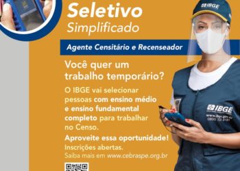 IBGE abre inscrições para processo seletivo de vagas temporárias em Ibiúna