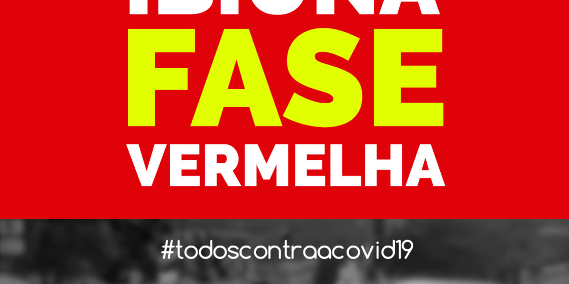Município irá à fase vermelha na próxima terça-feira (7)
