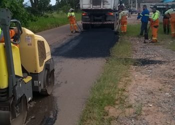 Prefeitura de Ibiúna realiza operação tapa-buraco na Rodovia Júlio Dal Fabro
