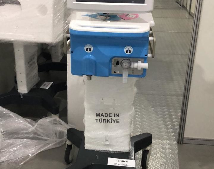 Saúde recebe cinco novos respiradores