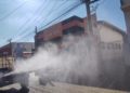 Prefeitura de Ibiúna intensifica pulverização das ruas do município