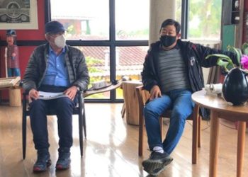 Prefeito Paulinho Sasaki se reúne com ex-senador José Aníbal