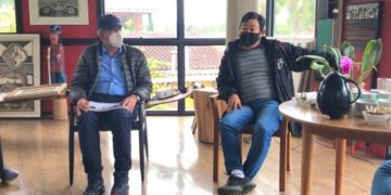 Prefeito Paulinho Sasaki se reúne com ex-senador José Aníbal