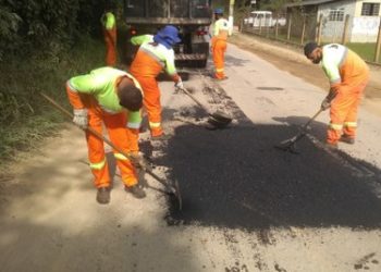 Prefeitura continua realizando obras de melhorias em diversos pontos do município