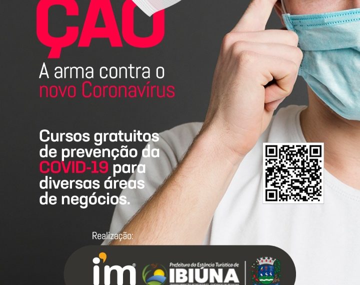 Prefeitura de Ibiúna e Instituto Mix oferecem curso gratuito de prevenção ao Coronavirus