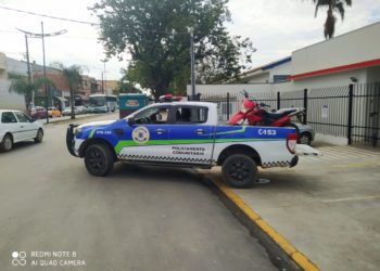 Guardas municipais recuperam moto roubada