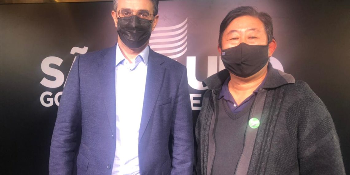 Prefeito Paulinho Sasaki participa de evento com vice-governador de São Paulo