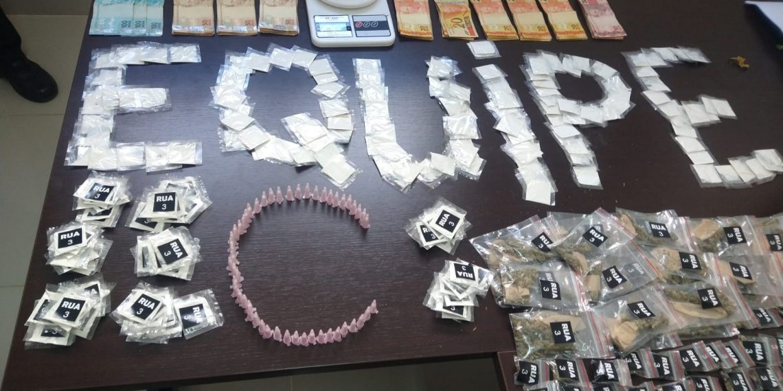 Combate ao tráfico de drogas: GCM prende suspeito e entorpecentes