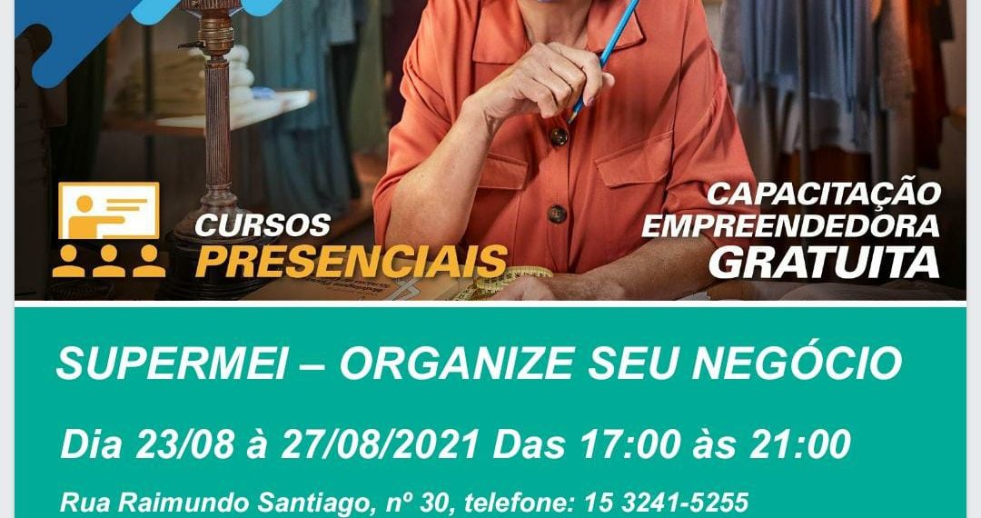 Sebrae Aqui Ibiúna oferece curso visando organização de negócios