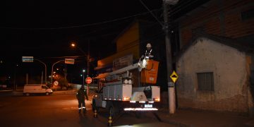 Prefeitura de Ibiúna realiza manutenção de luminárias públicas