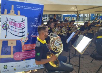 Ibiúna recebe projeto ‘Acordes’ do Ministério do Turismo, Case Multiação, Ruff e Pintura Solidária; oficinas de pintura e música gratuita acontece no domingo (26), na praça da Matriz