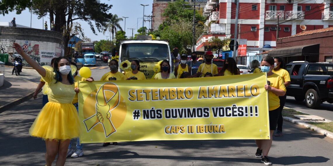 Carreata inicia semana especial do Setembro Amarelo