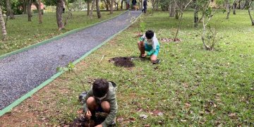 Secretaria de Meio Ambiente e Condomínio Porto realizam ação no Dia das Crianças