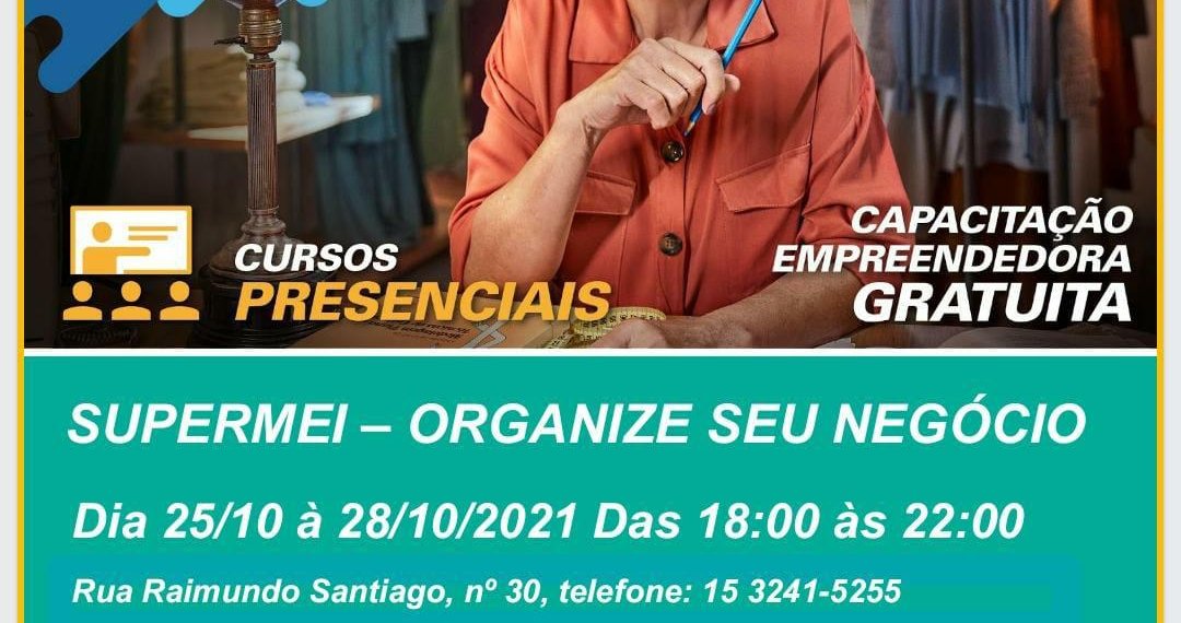 Sebrae Aqui Ibiúna oferece curso para microempreendedores
