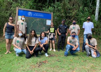 Jovens do curso de Ecoturismo com práticas em Hotelaria vistam o Parque Jurupará
