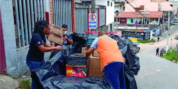 Defesa Civil de Ibiúna faz doação para Franco da Rocha