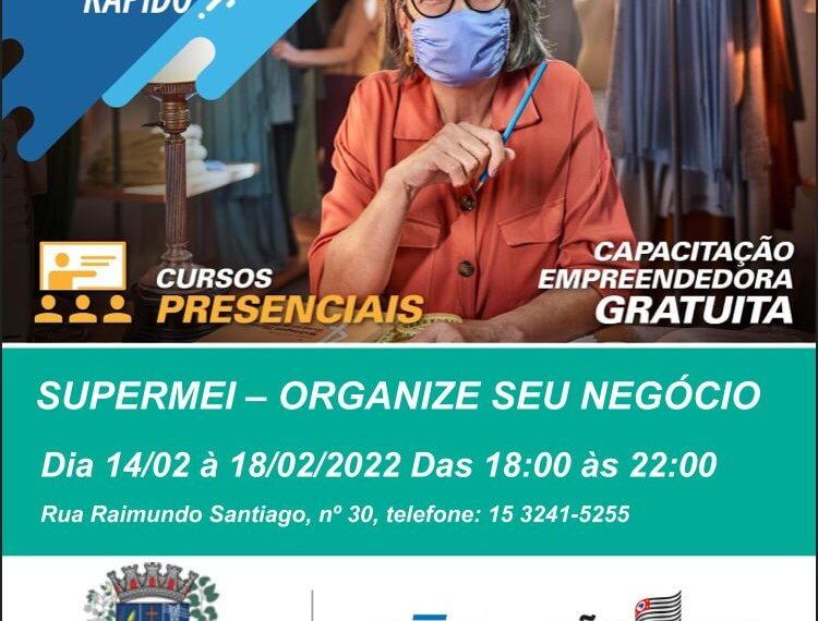 Sebrae Aqui Ibiúna oferece curso para empreendedores melhorarem a produtividade