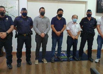 Prefeito Paulinho Sasaki recebe visita do Missionário José Olímpio, vereador de São Paulo