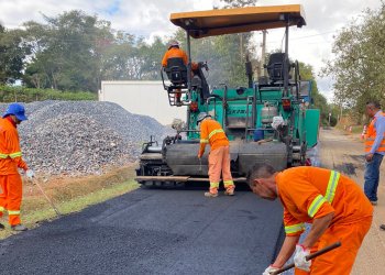 Estrada da Cachoeira dá início ao recapeamento
