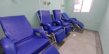 Novas cadeiras instaladas para medição