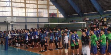 ETAPA DO QUADRANGULAR DE VÔLEI NO GINÁSIO MUNICIPAL