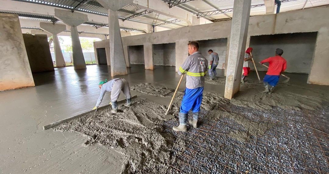 OBRAS DA RODOVIÁRIA EM ANDAMENTO