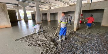 OBRAS DA RODOVIÁRIA EM ANDAMENTO