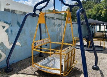 Ibiúna ganha Playground adaptado para pessoas com deficiência