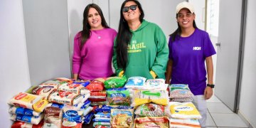 Copa Ibiúna de Futsal Feminina arrecadou 85kg de alimentos para o Fundo Social