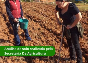 Secretaria de Agricultura realiza coleta para análise de solo