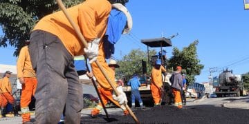  Prefeitura iniciou o recapeamento de avenidas da área central