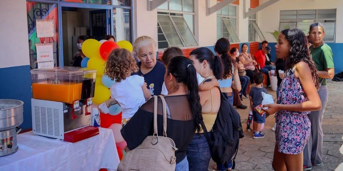 Festa das crianças no Fundo Social de Solidariedade