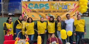 CAPS realiza ação de conscientização em apoio ao Setembro Amarelo em Ibiúna